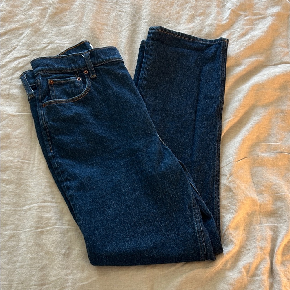 Abercrombie & Fitch Dark Blue Straight Jeans